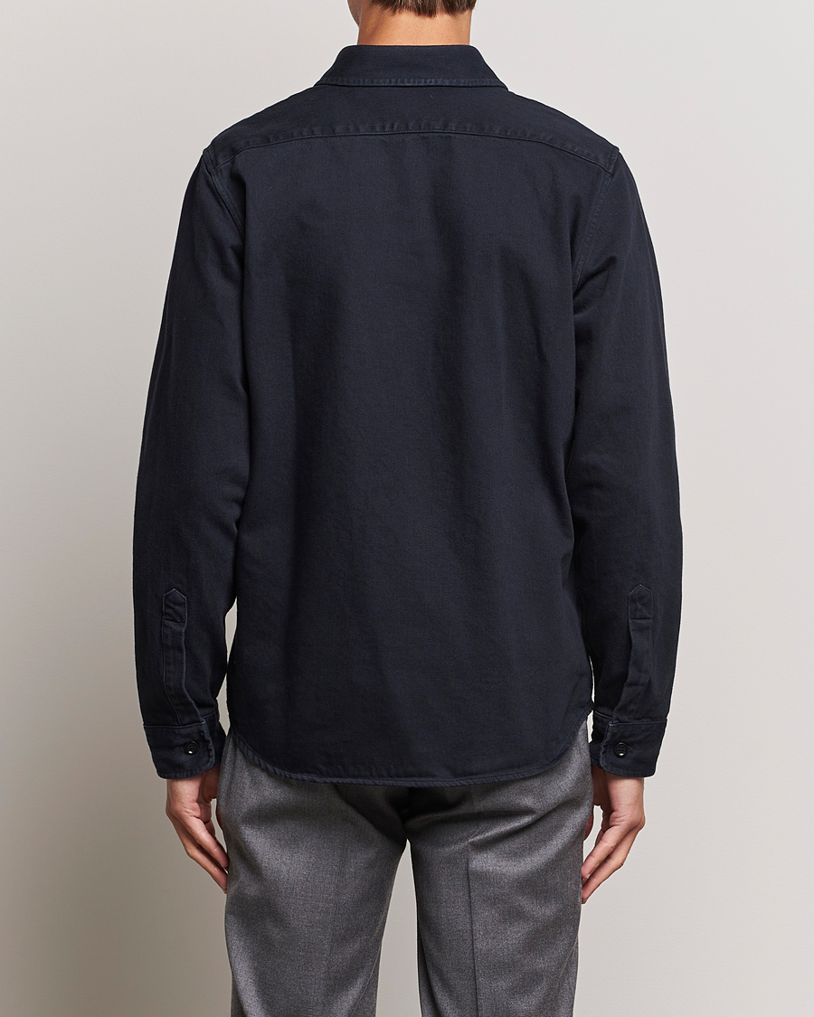 Herr | Skjortor | Aspesi | Cotton Utility Shirt Navy