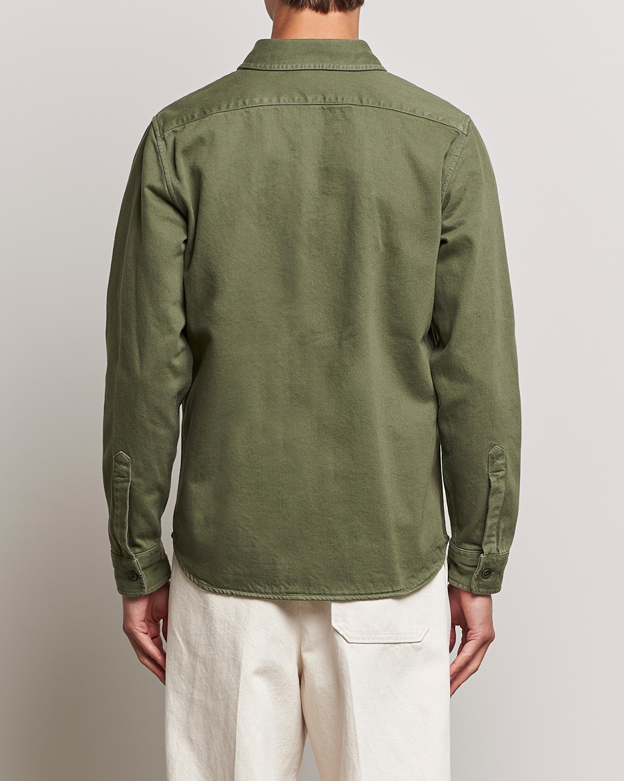 Herr | Skjortor | Aspesi | Cotton Utility Shirt Military
