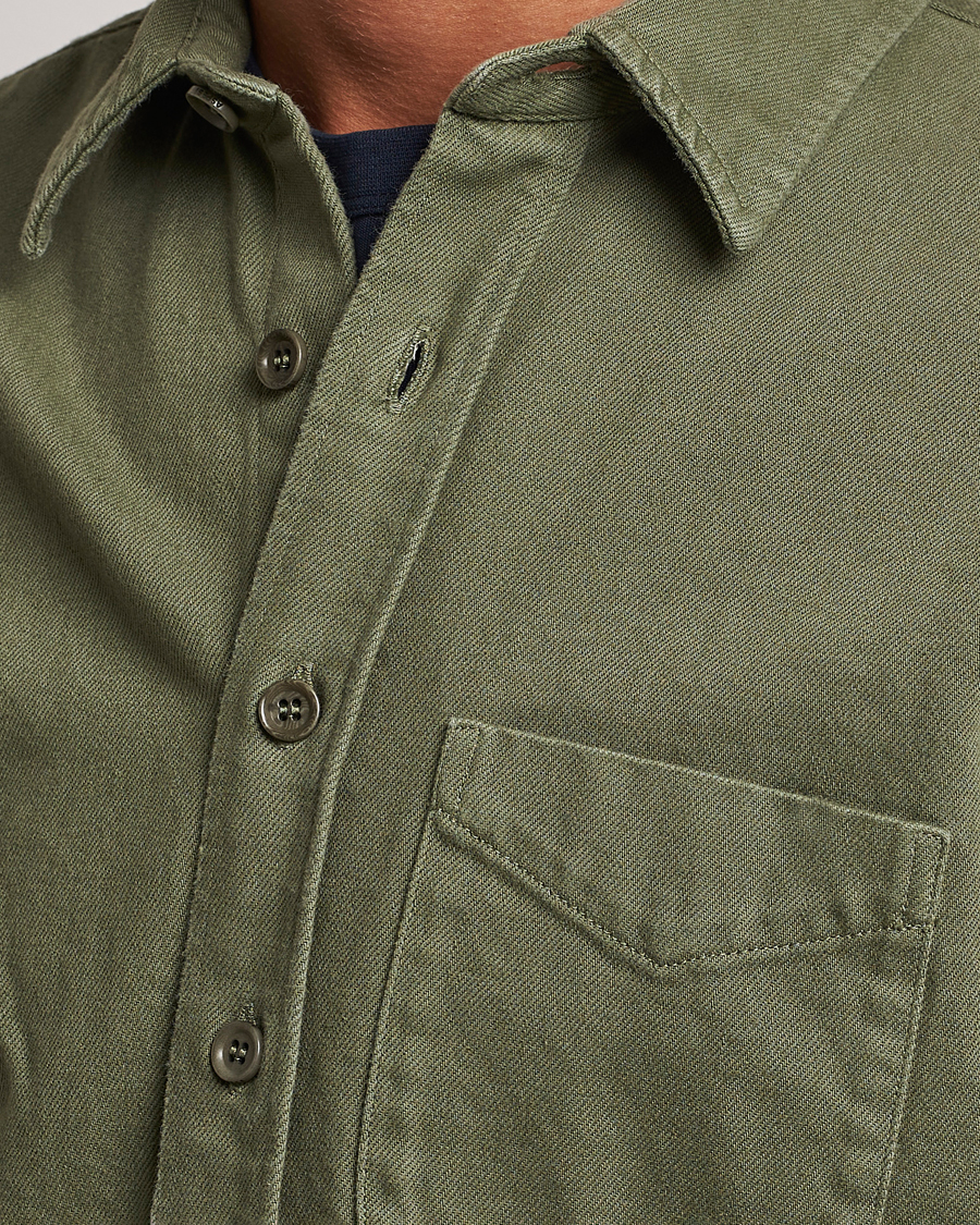 Herr | Skjortor | Aspesi | Cotton Utility Shirt Military