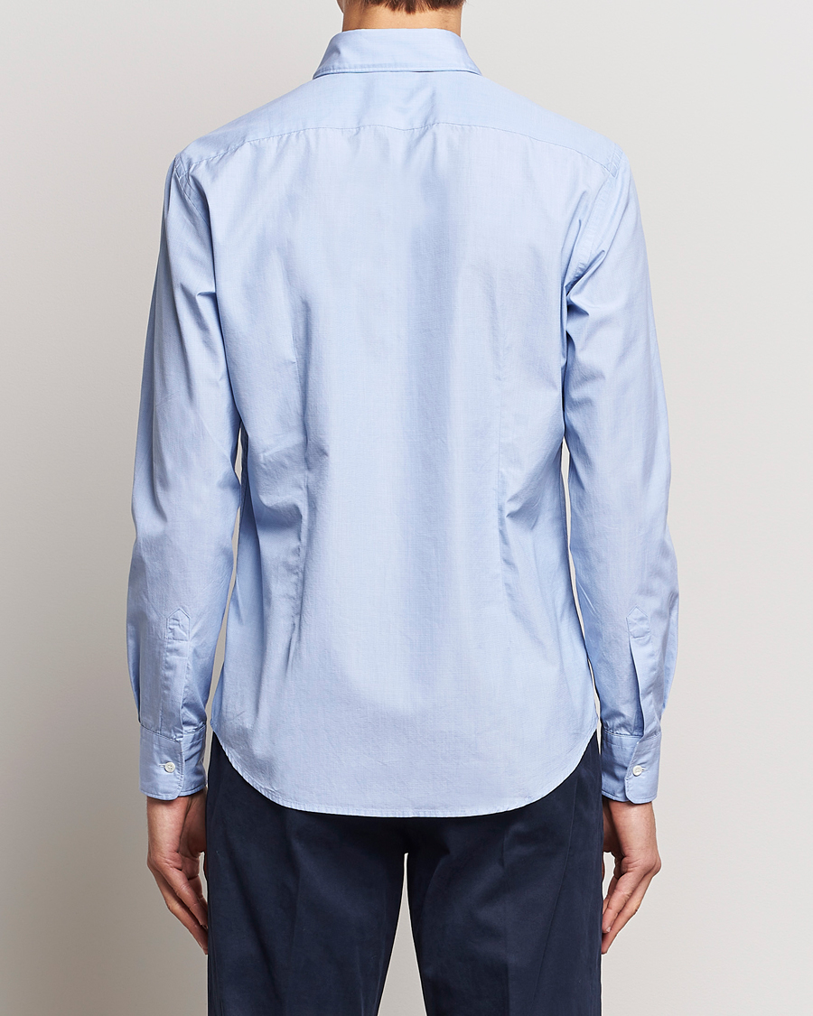 Herr | Skjortor | Aspesi | Striped Poplin Shirt Light Blue
