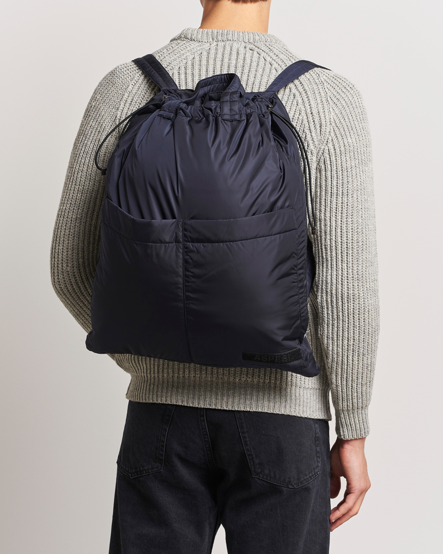 Herr | Aspesi Nylon Totebag Navy | Aspesi | Nylon Totebag Navy