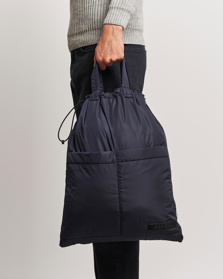 Herr | Aspesi Nylon Totebag Navy | Aspesi | Nylon Totebag Navy