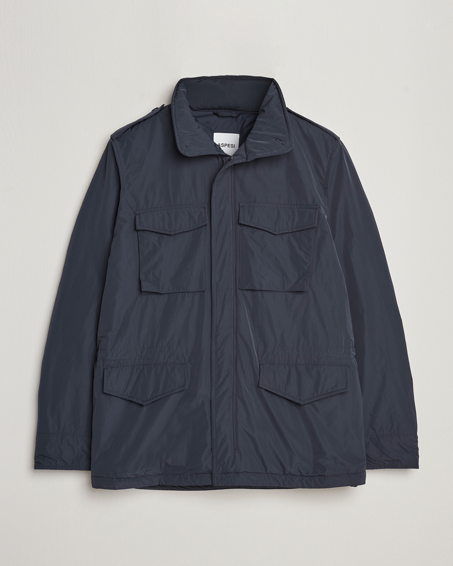 Herr | Jackor | Aspesi | Minifield Nylon Field Jacket Navy