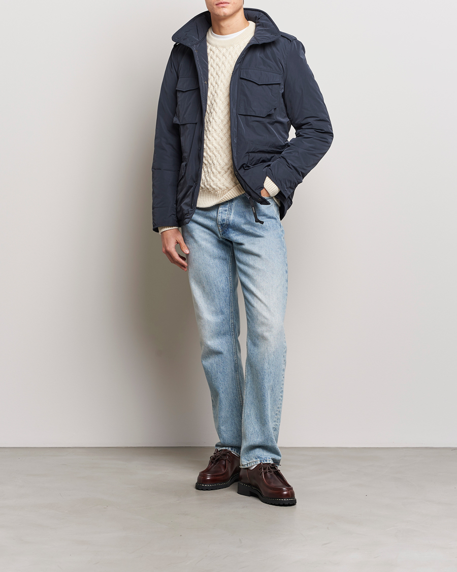 Herr | Jackor | Aspesi | Minifield Nylon Field Jacket Navy