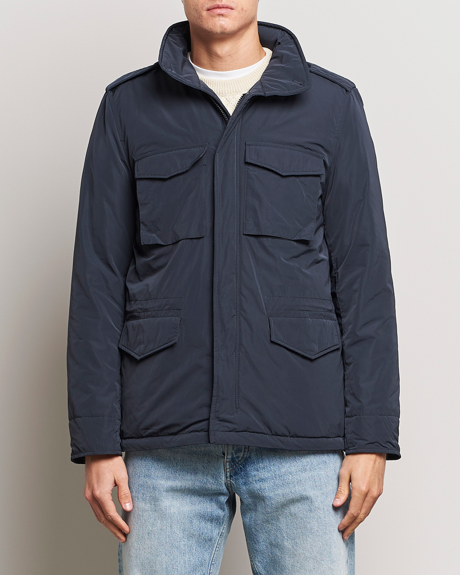 Herr | Jackor | Aspesi | Minifield Nylon Field Jacket Navy