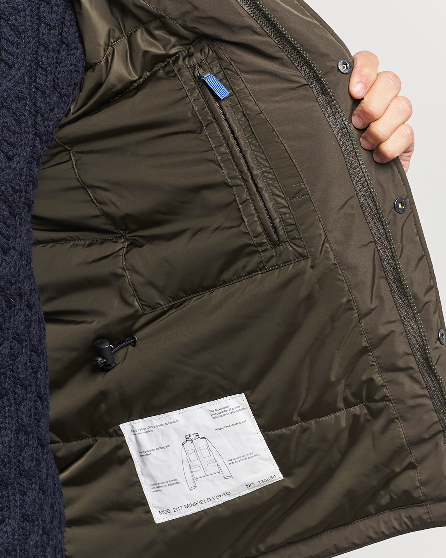 Herr | Jackor | Aspesi | Minifield Nylon Field Jacket Dark Military