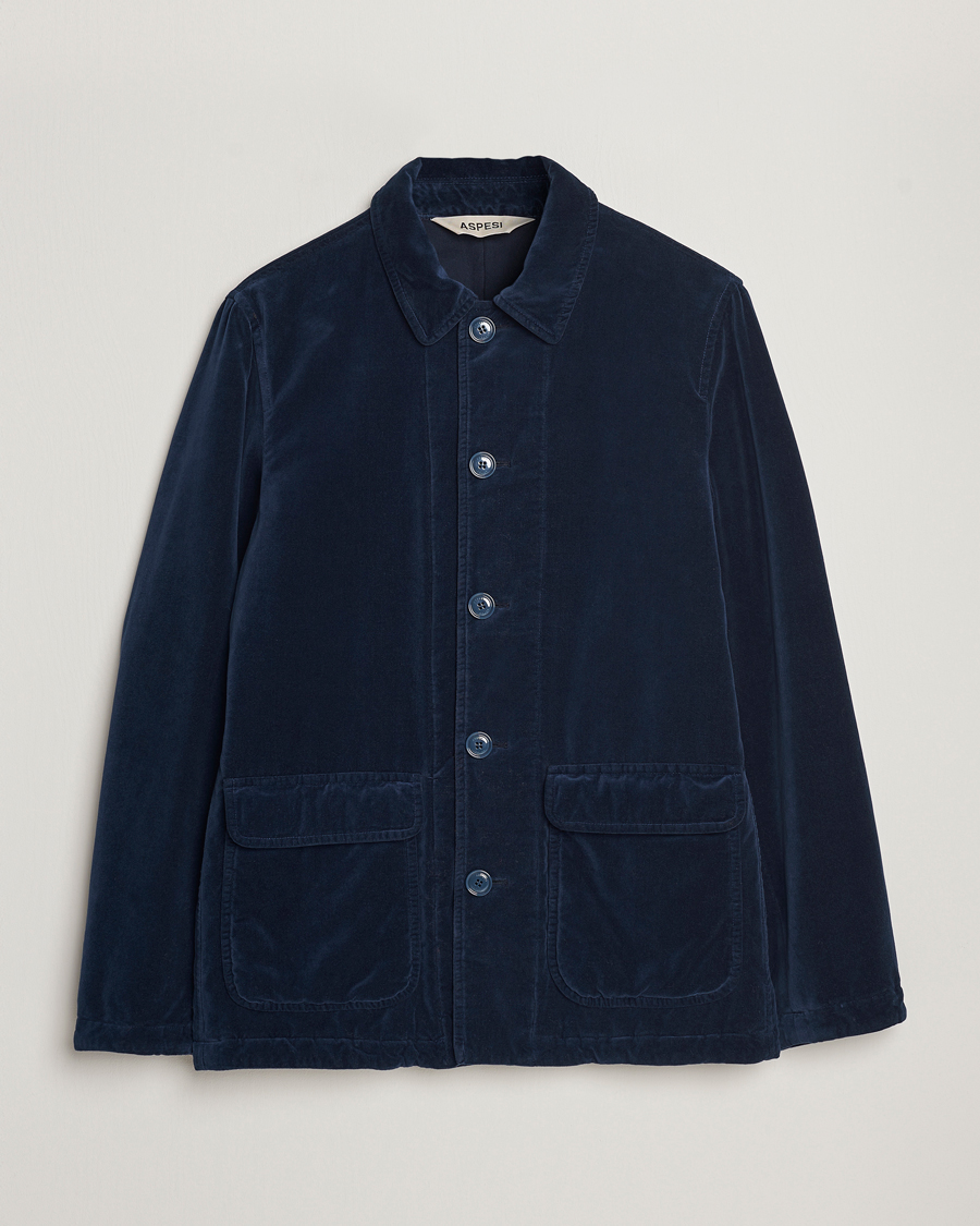 Herr | Jackor | Aspesi | Tadao Corduroy Jacket Navy