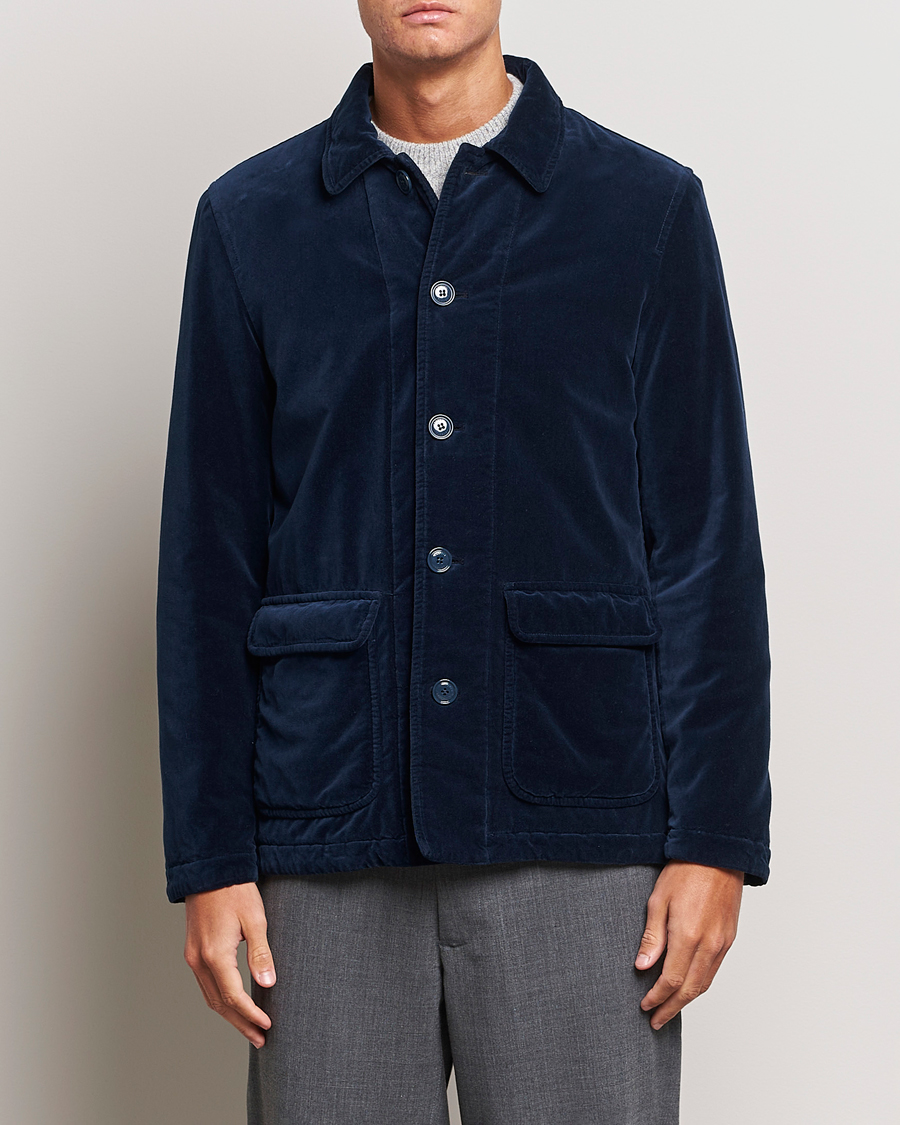 Herr | Jackor | Aspesi | Tadao Corduroy Jacket Navy