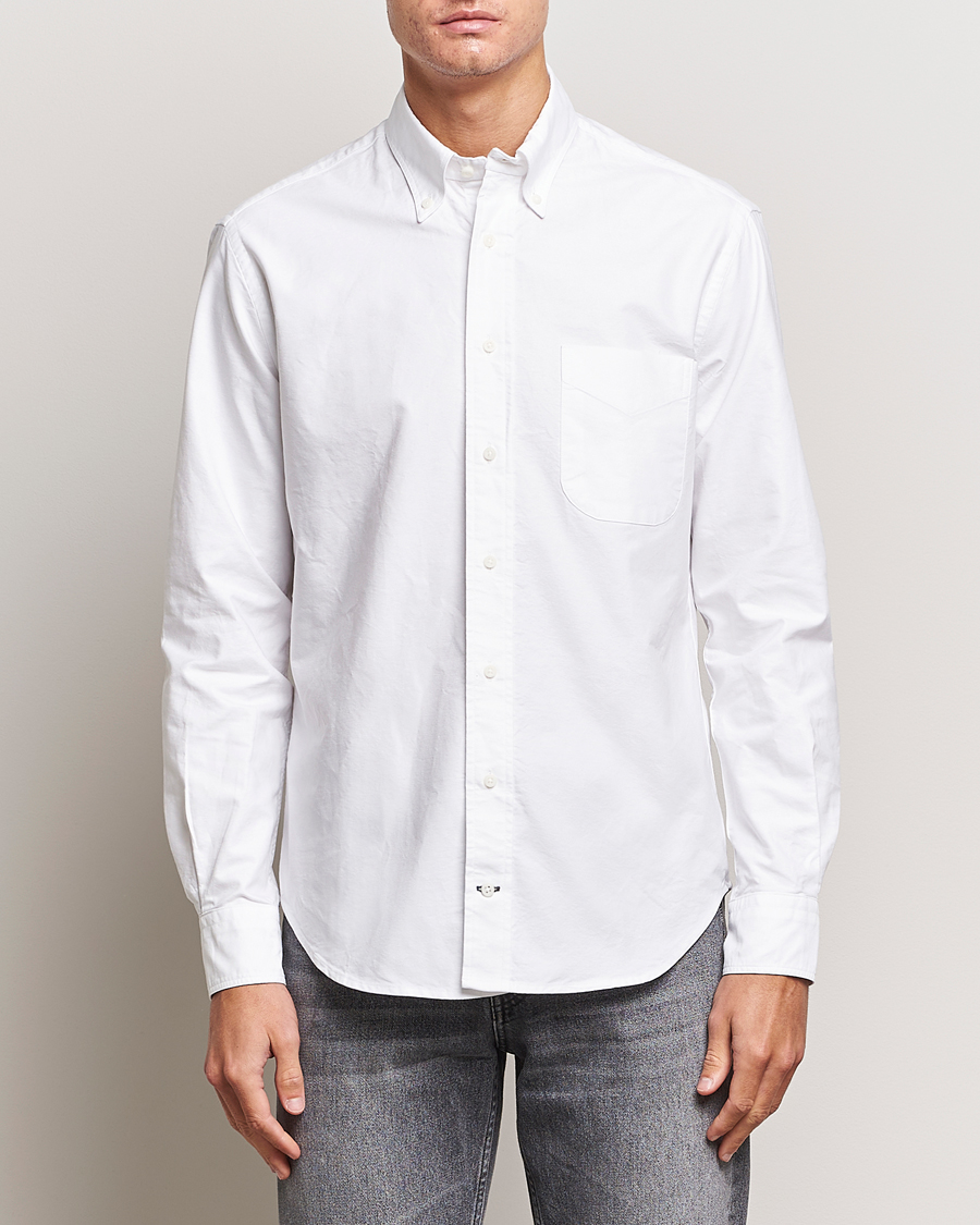 Herr | Skjortor | Gitman Vintage | Button Down Oxford Shirt White