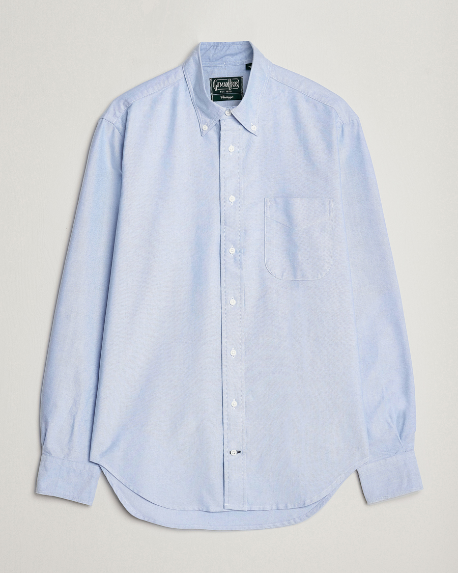 Herr | Skjortor | Gitman Vintage | Button Down Oxford Shirt Light Blue