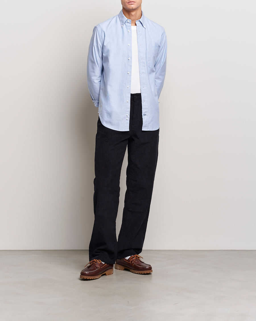 Herr | Skjortor | Gitman Vintage | Button Down Oxford Shirt Light Blue