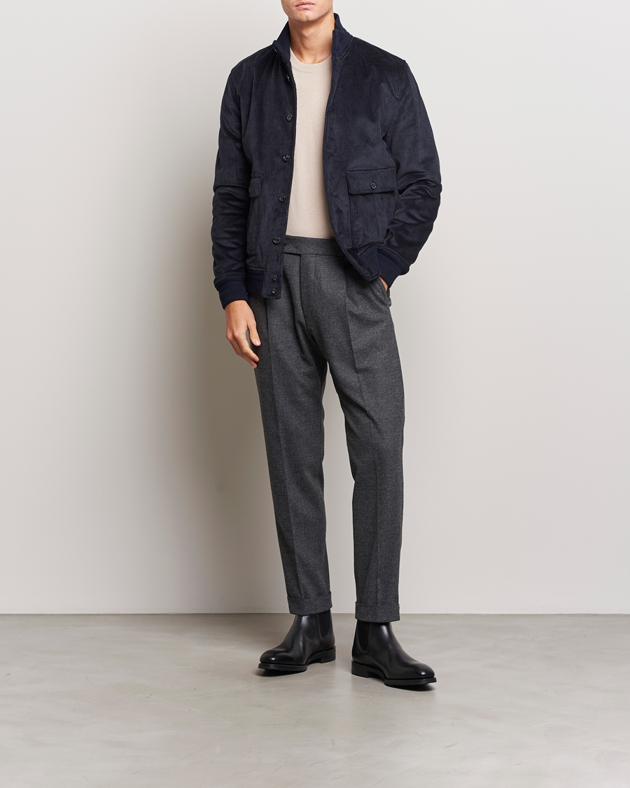 Herr | Jackor | Valstar | Corduroy Padded Valstarino Navy