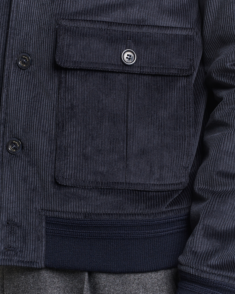 Herr | Jackor | Valstar | Corduroy Padded Valstarino Navy