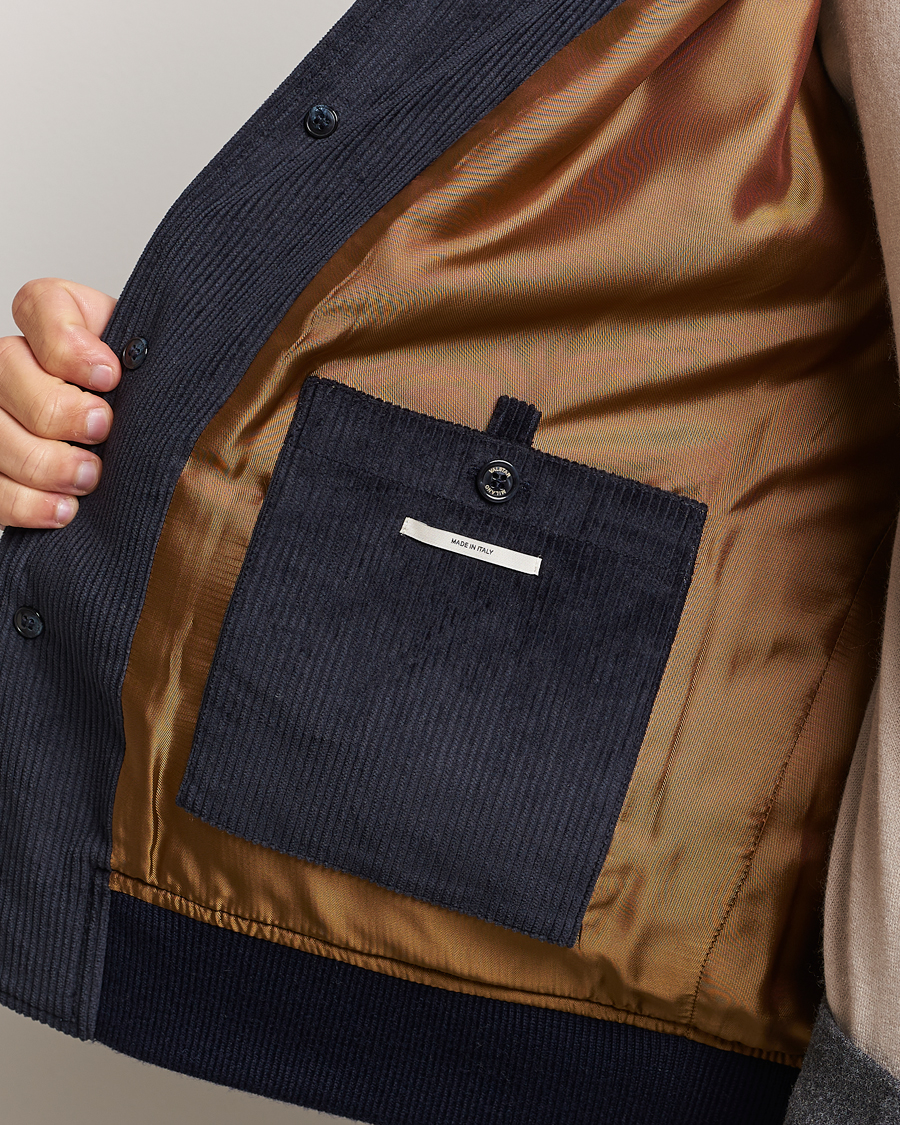 Herr | Jackor | Valstar | Corduroy Padded Valstarino Navy