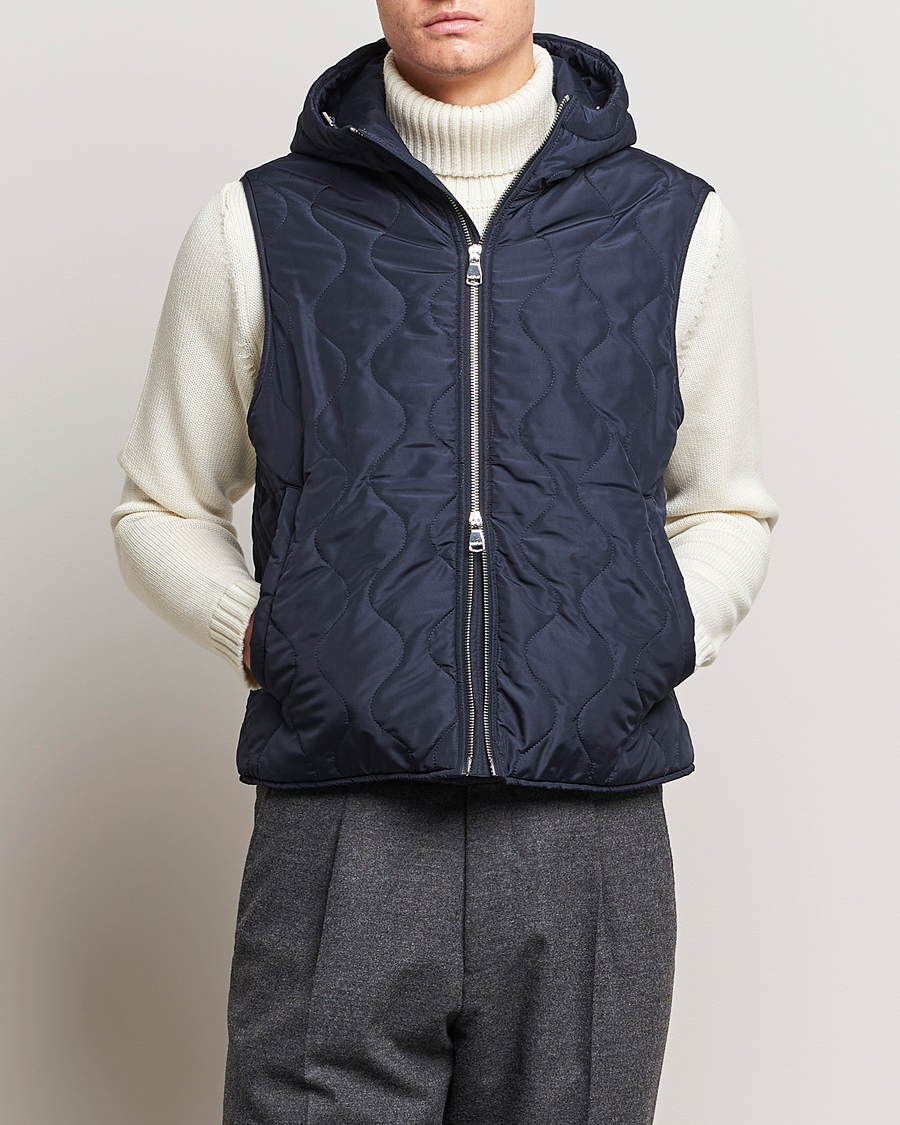 Herr | Jackor | Valstar | Waterproof 2-in-1 Flannel Overcoat Navy