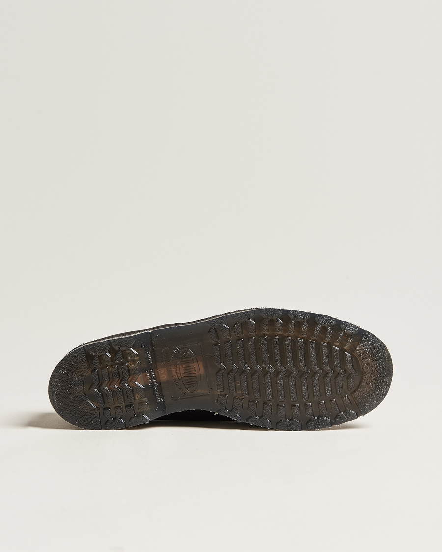Herr | Solovair 3 Eye Gibson Shoe Black Greasy | Solovair | 3 Eye Gibson Shoe Black Greasy