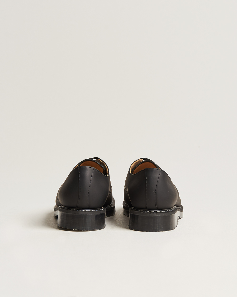 Herr | Solovair 3 Eye Gibson Shoe Black Greasy | Solovair | 3 Eye Gibson Shoe Black Greasy