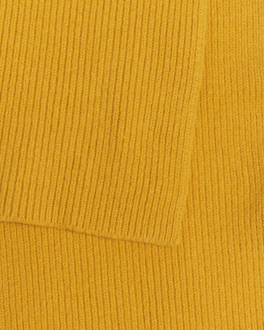 Herr | Le Bonnet Lambswool/Caregora Scarf Mustard | Le Bonnet | Lambswool/Caregora Scarf Mustard