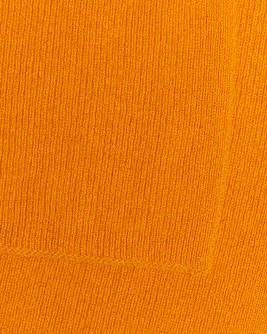 Herr | Le Bonnet Lambswool/Caregora Scarf Orange Peel | Le Bonnet | Lambswool/Caregora Scarf Orange Peel