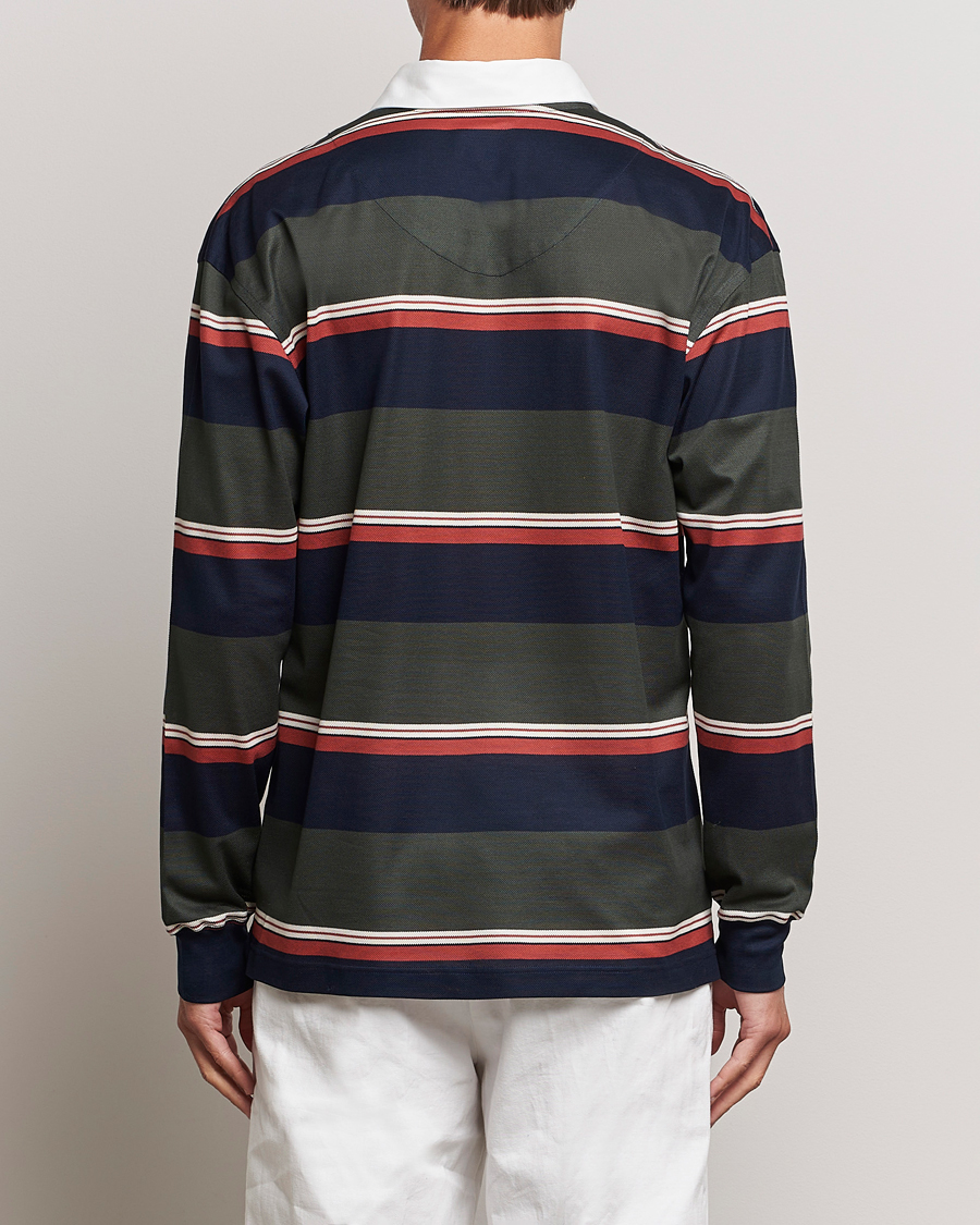 Herr | Tröjor | Eton | Striped Rugby Shirt Multi