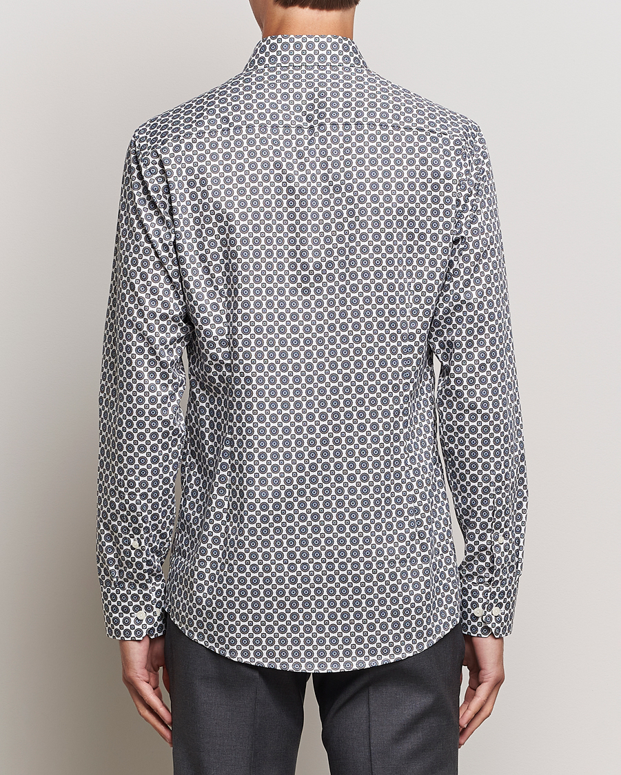 Herr | Skjortor | Eton | Slim Fit Signature Twill Printed Shirt Brown