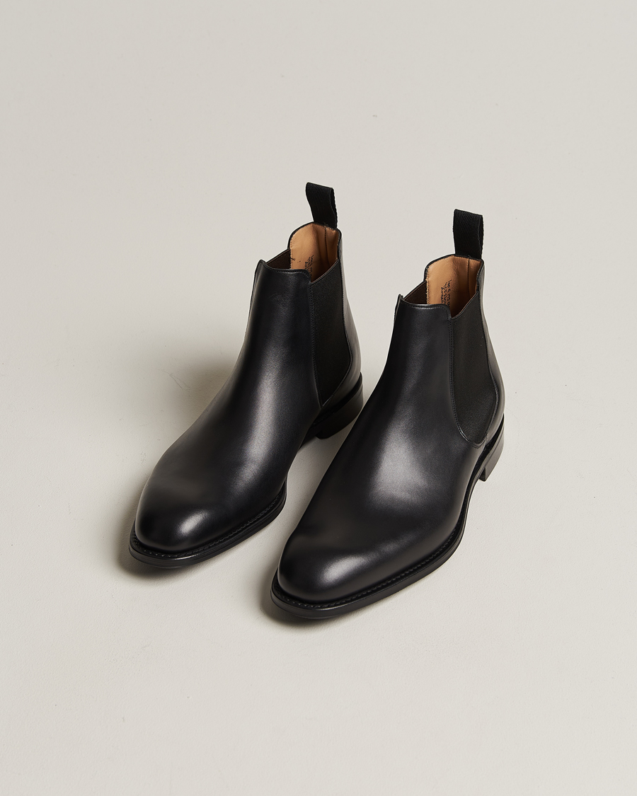 Herr | Handgjorda Skor | Church's | Amberley Chelsea Boots Black Calf