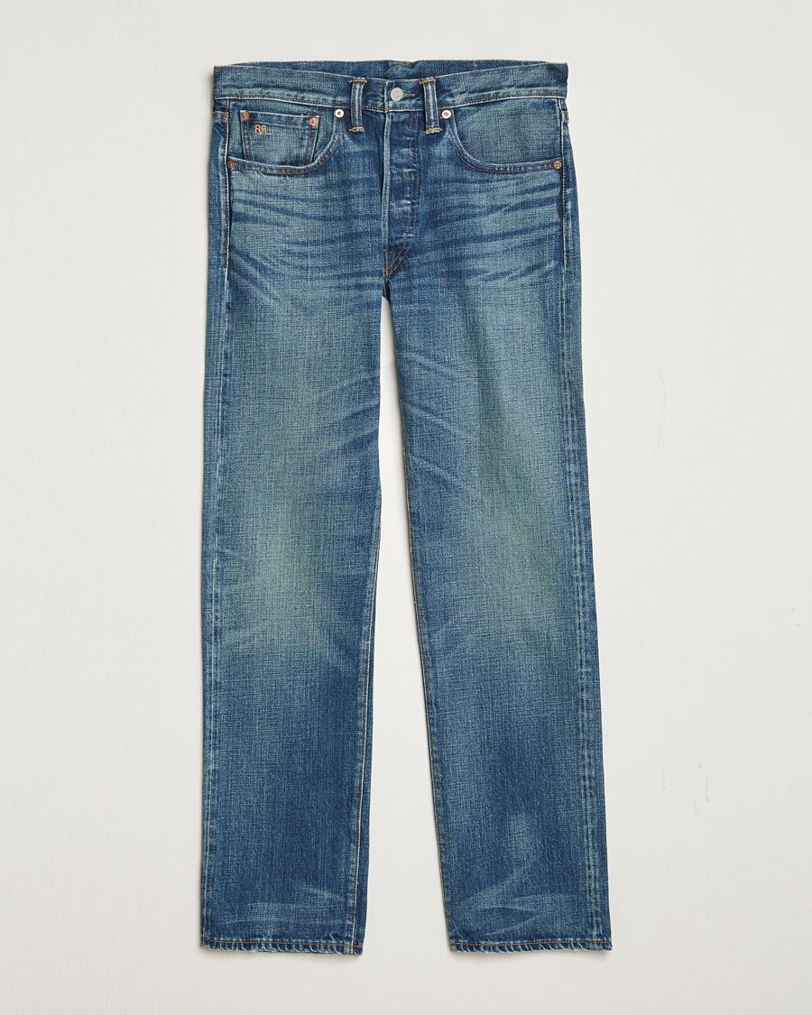 Herr | Jeans | RRL | Straight Fit 5-Pocket Denim Once Washed
