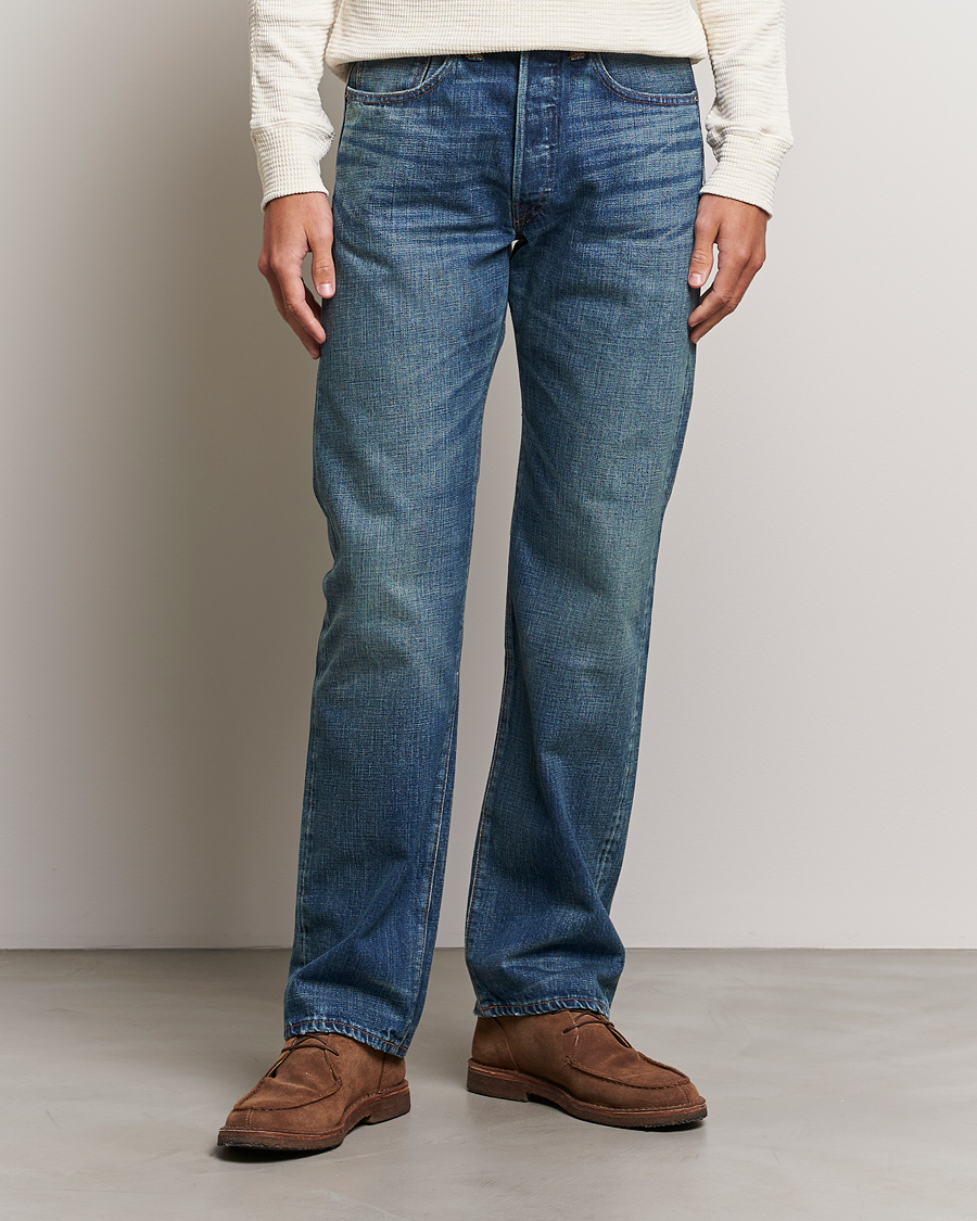 Herr | Jeans | RRL | Straight Fit 5-Pocket Denim Once Washed