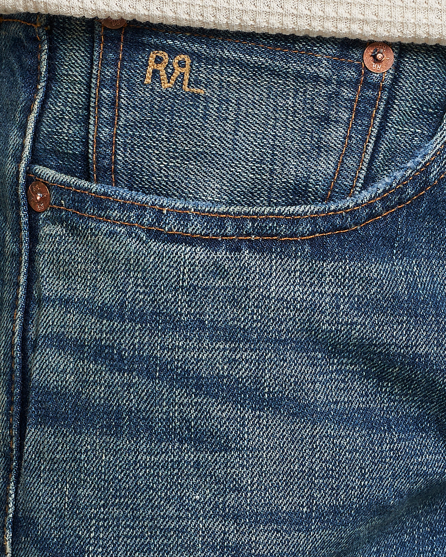 Herr | Jeans | RRL | Straight Fit 5-Pocket Denim Once Washed