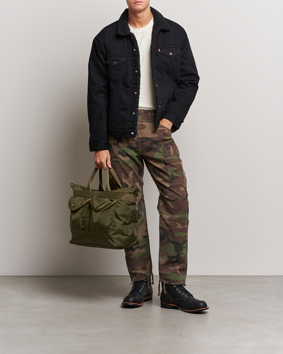 Herr | Byxor | RRL | Regiment Cargo Pants Woodland Camo