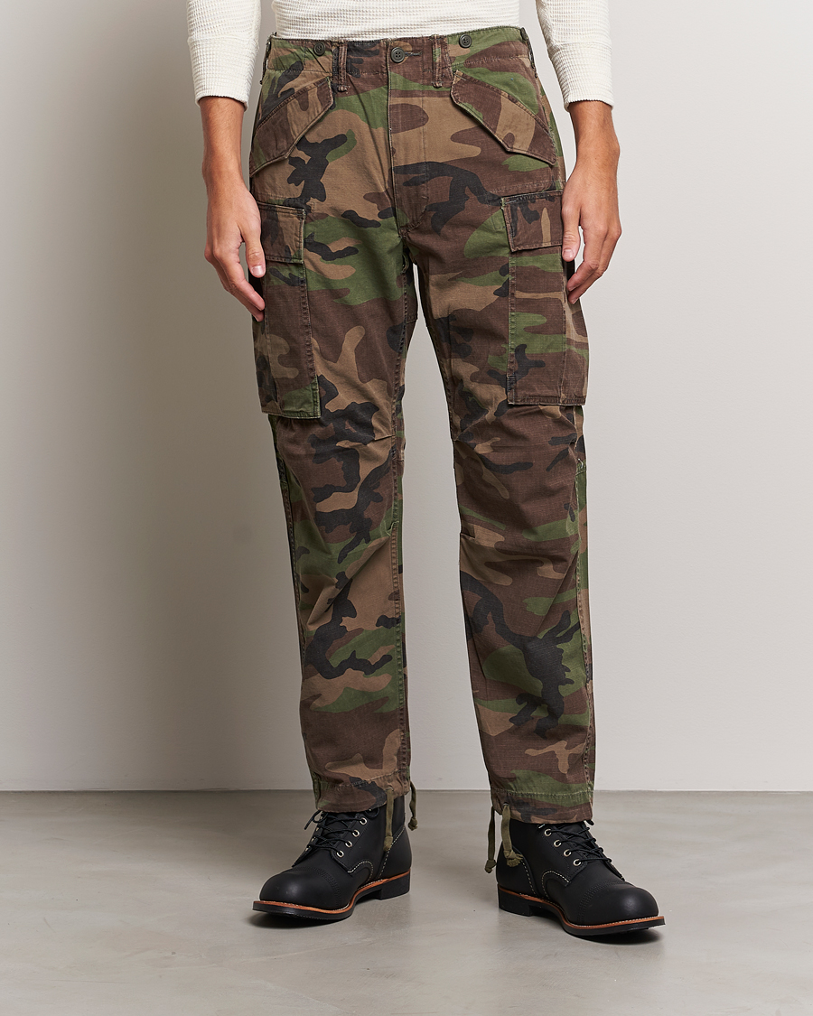 Herr | Cargobyxor | RRL | Regiment Cargo Pants Woodland Camo