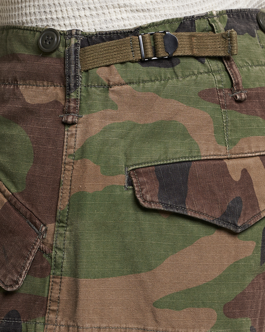 Herr | Byxor | RRL | Regiment Cargo Pants Woodland Camo