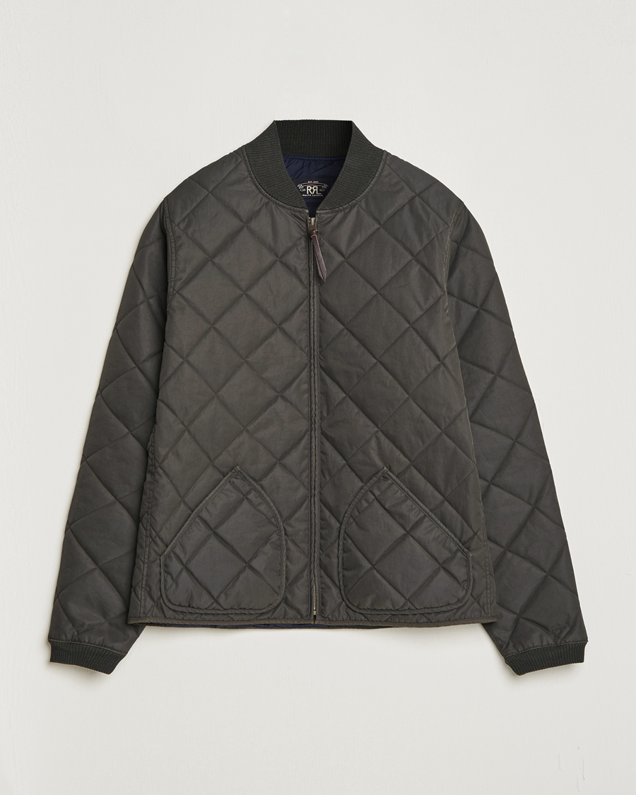 Herr | Jackor | RRL | Benton Quilted Bomber Vintage Black