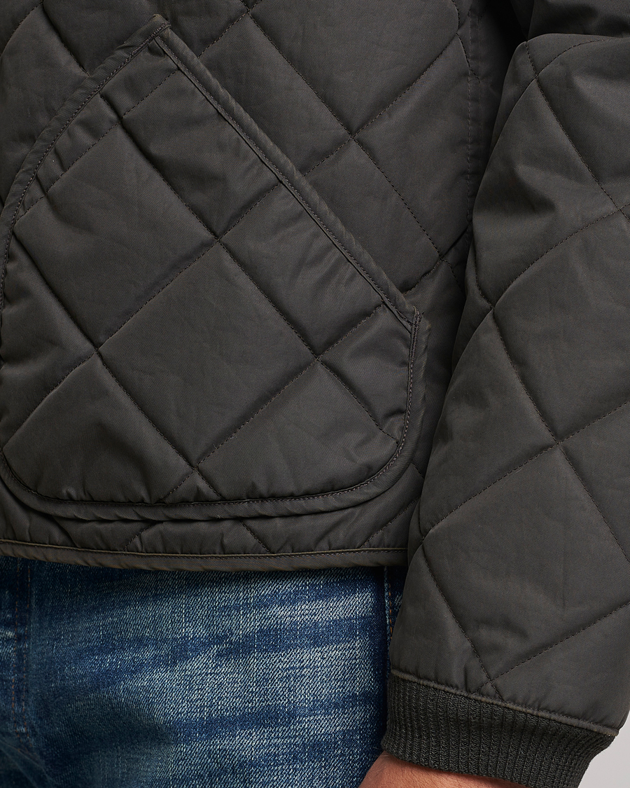 Herr | Jackor | RRL | Benton Quilted Bomber Vintage Black