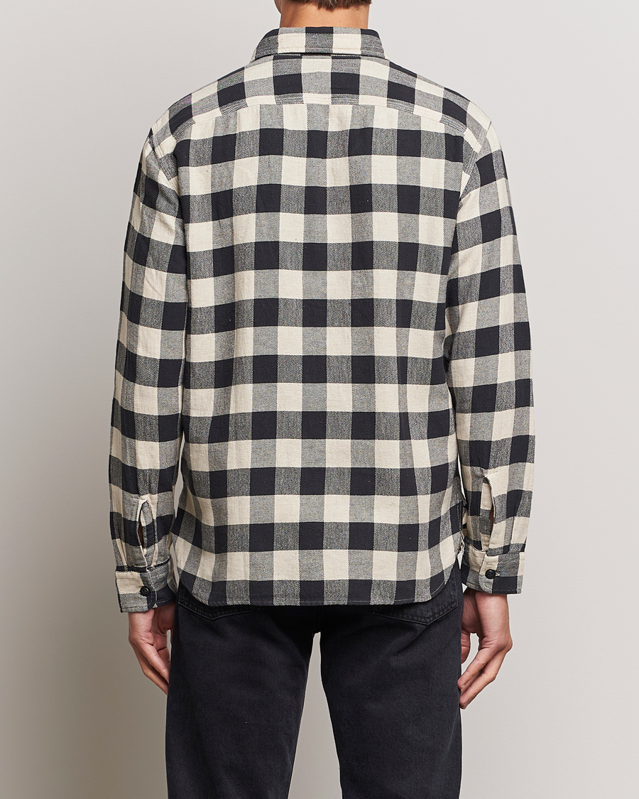 Herr | Skjortor | RRL | Matlock Plaid Overshirt Black/Cream
