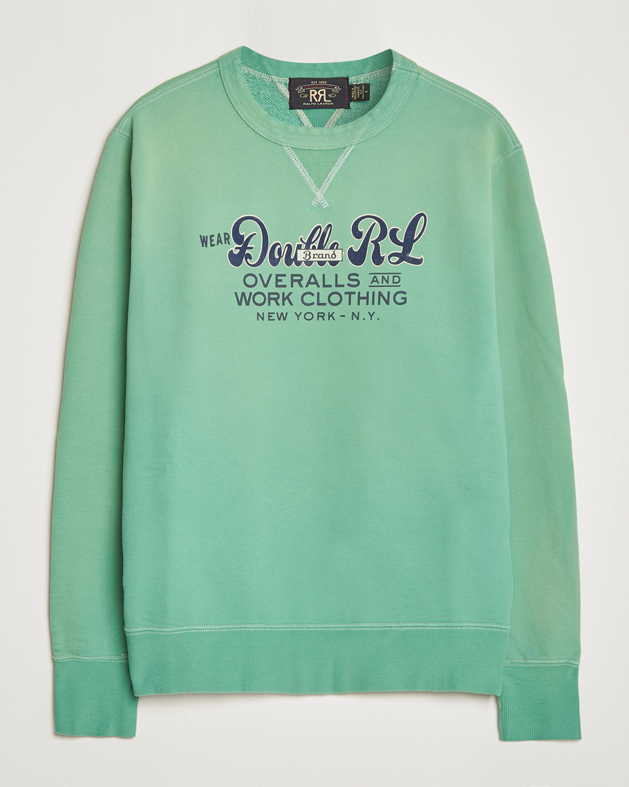 Herr | Tröjor | RRL | Graphic Sweatshirt Turquoise