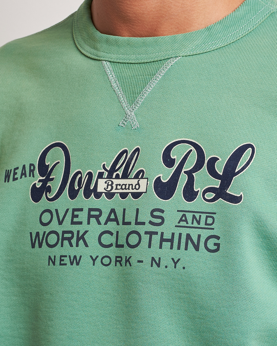 Herr | Tröjor | RRL | Graphic Sweatshirt Turquoise