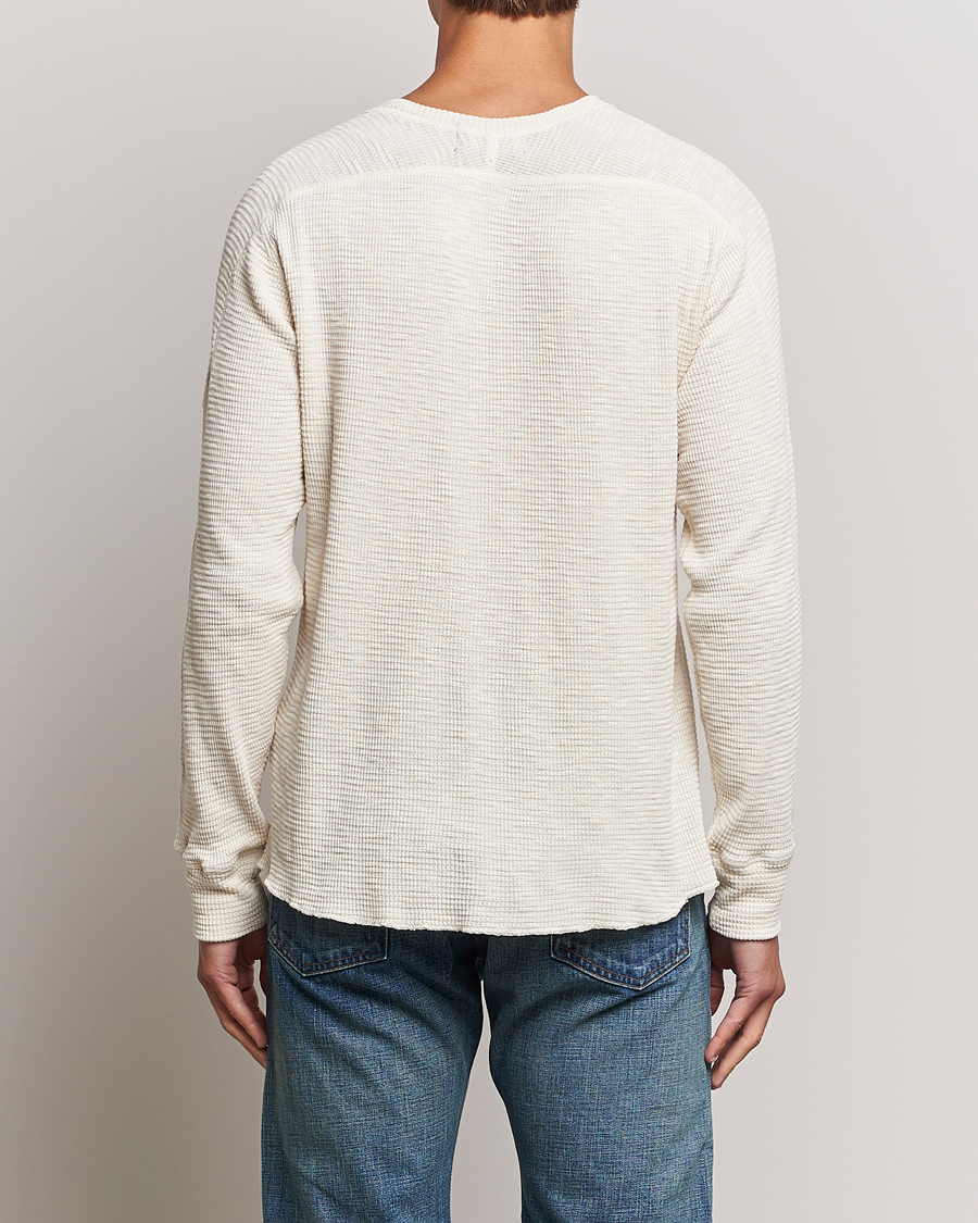 Herr | Tröjor | RRL | Long Sleeve Henley Paper White