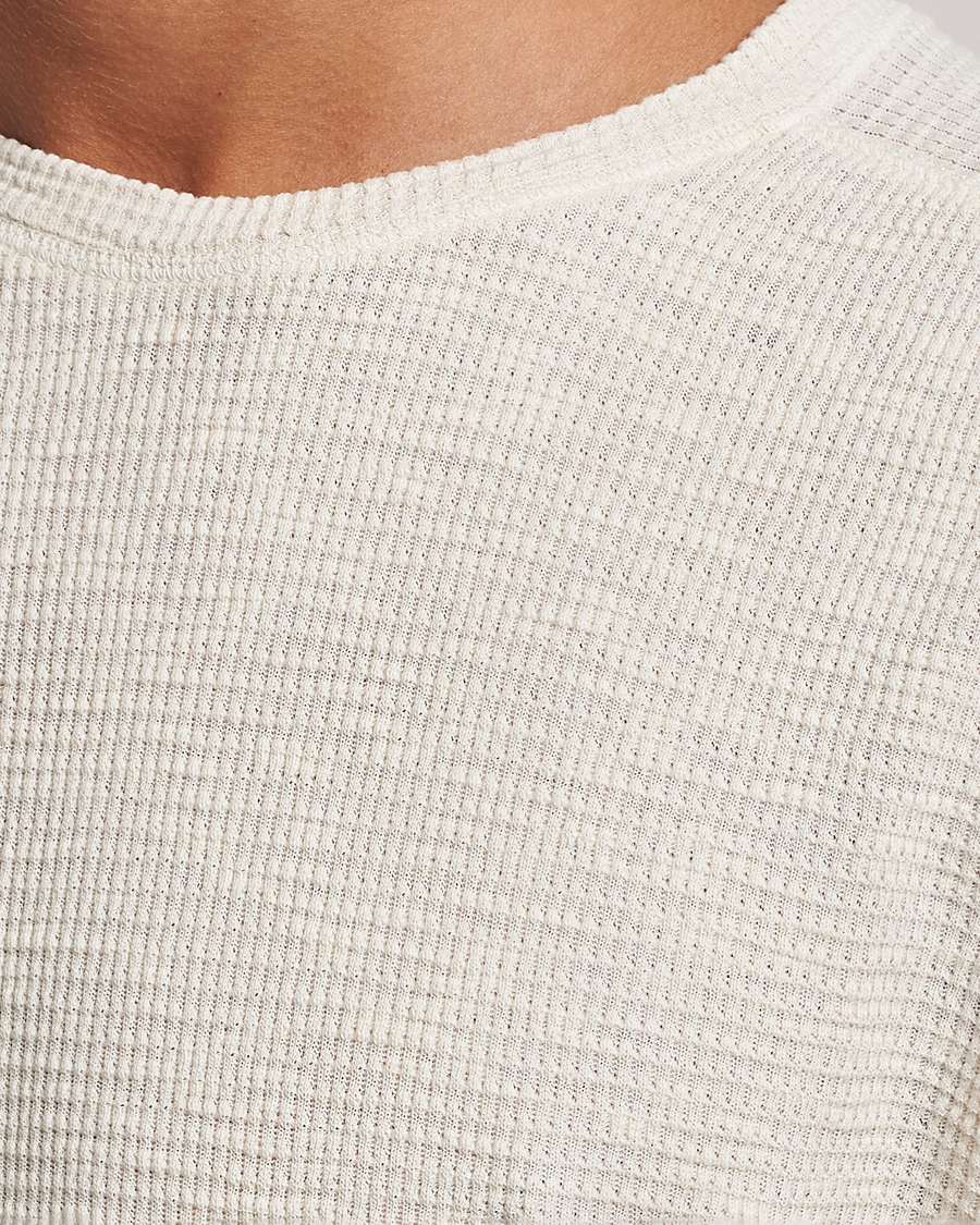 Herr | Tröjor | RRL | Long Sleeve Henley Paper White