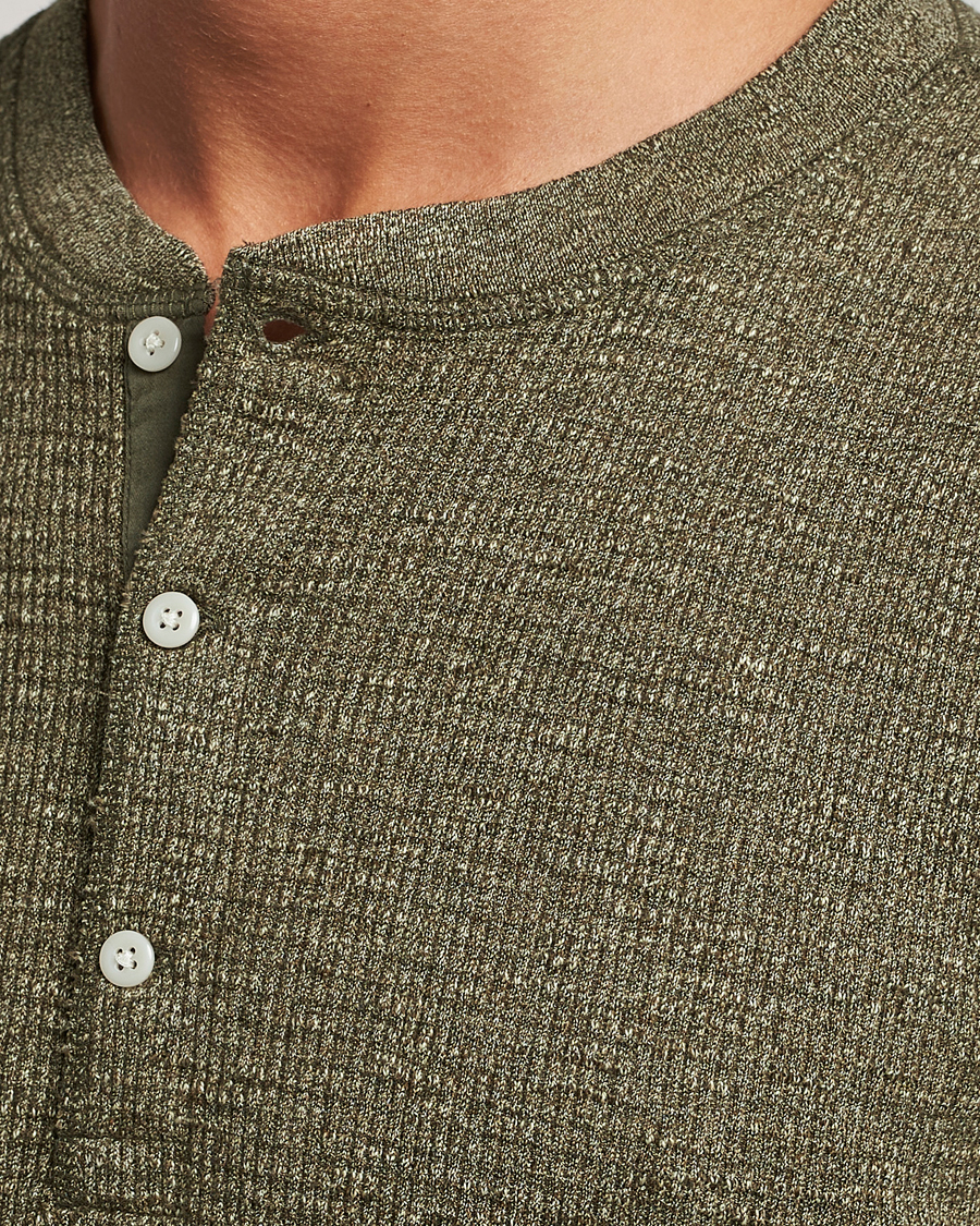 Herr | Tröjor | RRL | Long Sleeve Henley Olive