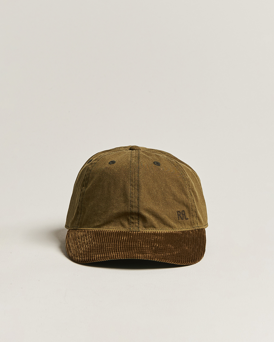 Herr | RRL Oil Cloth Ball Cap Explorer Olive | RRL | Oil Cloth Ball Cap Explorer Olive
