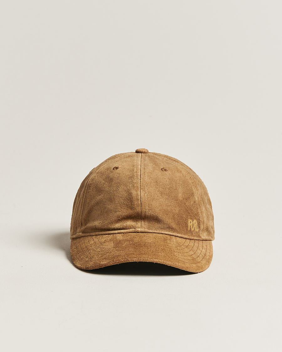 Herr | RRL Rough Out Baseball Cap Brown | RRL | Rough Out Baseball Cap Brown