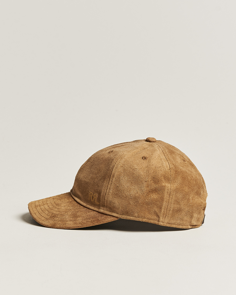 Herr | RRL Rough Out Baseball Cap Brown | RRL | Rough Out Baseball Cap Brown