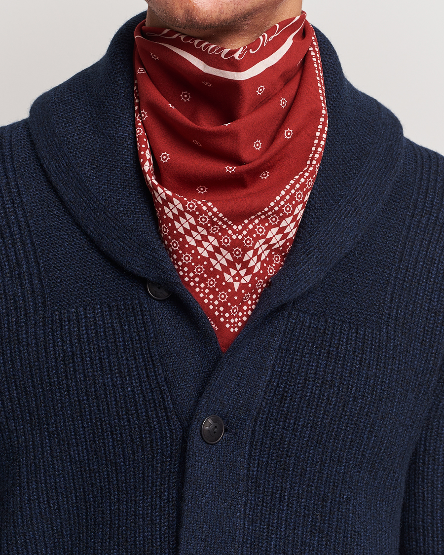 Herr |  | RRL | Benson Printed Bandana Turkey Red