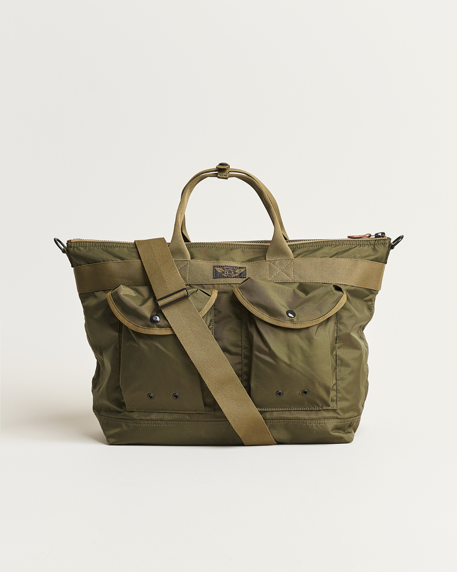 Herr | RRL Nylon Utility Day Tote Olive | RRL | Nylon Utility Day Tote Olive