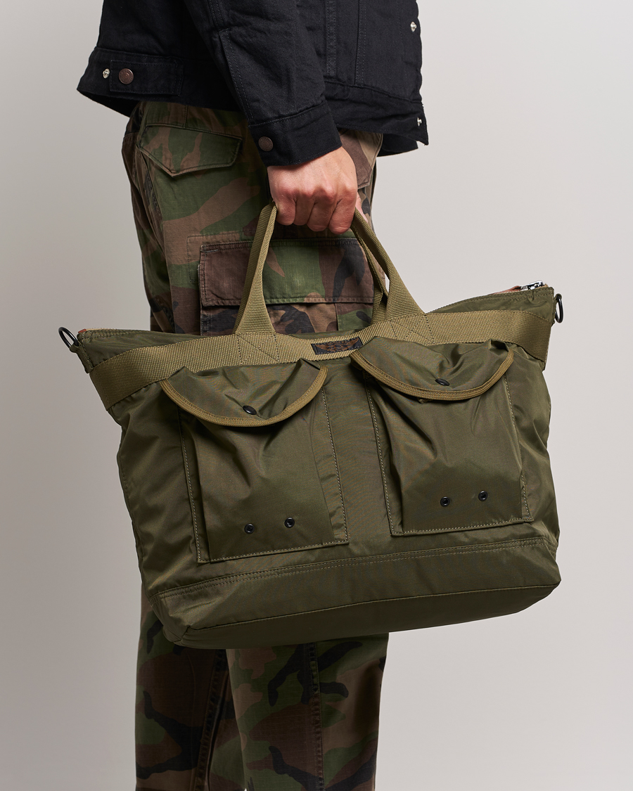 Herr | RRL Nylon Utility Day Tote Olive | RRL | Nylon Utility Day Tote Olive