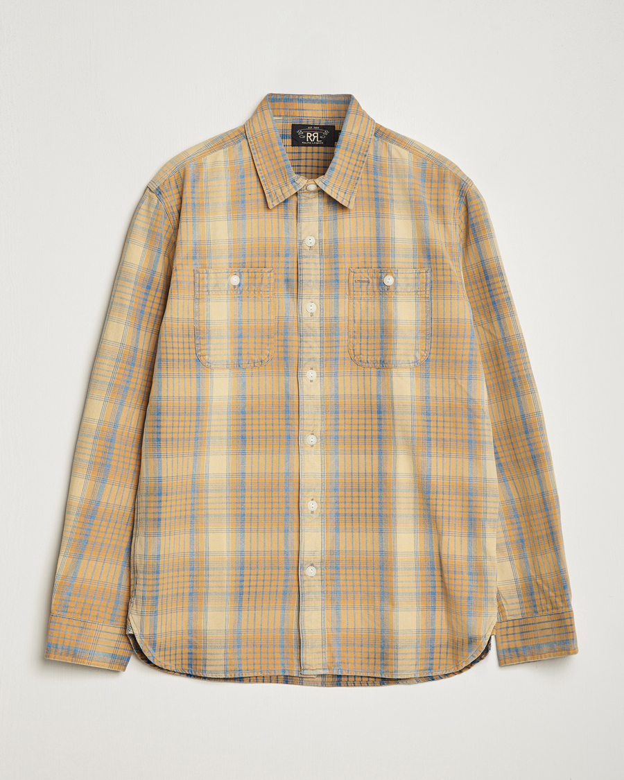 Herr | Skjortor | RRL | Farrell Double Pocket Shirt Yellow Multi