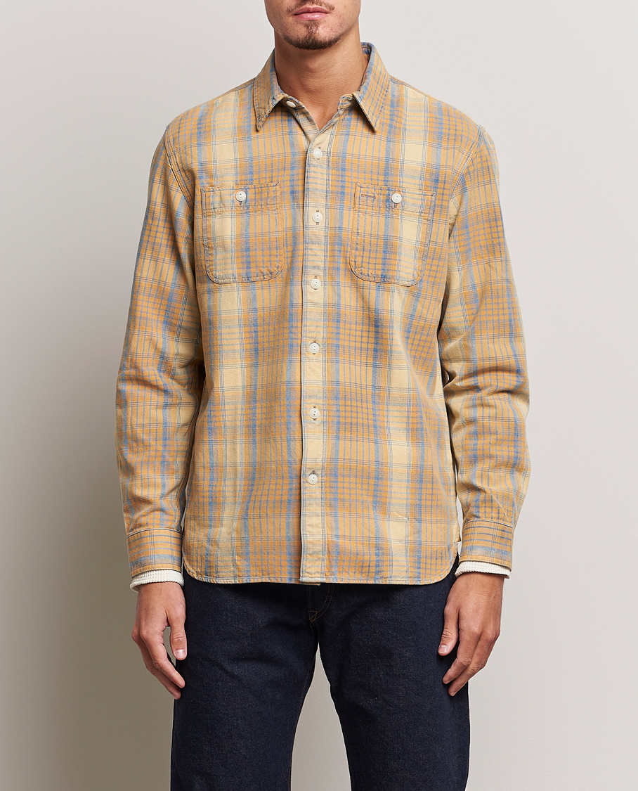 Herr | Skjortor | RRL | Farrell Double Pocket Shirt Yellow Multi
