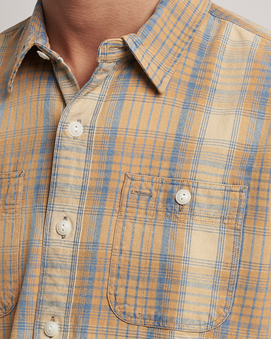 Herr | Skjortor | RRL | Farrell Double Pocket Shirt Yellow Multi