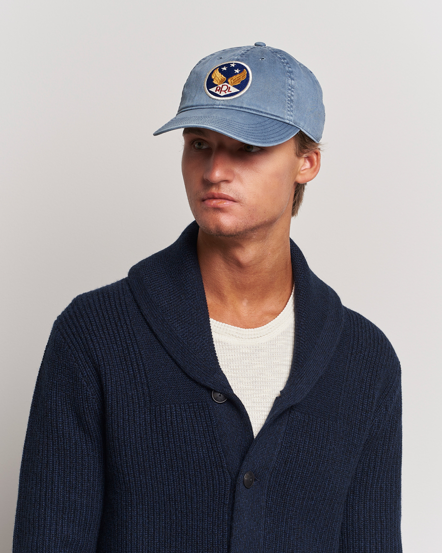 Herr | RRL | RRL | Garment Dyed Ball Cap Midnight Blue